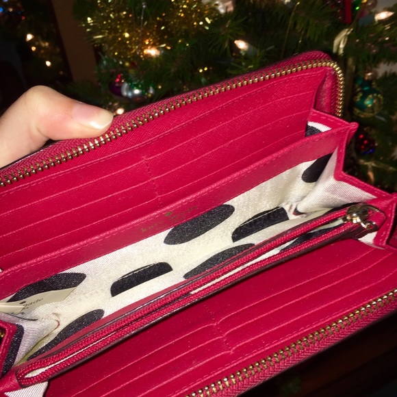 KATE SPADE RED WALLET - Picture 4 of 5